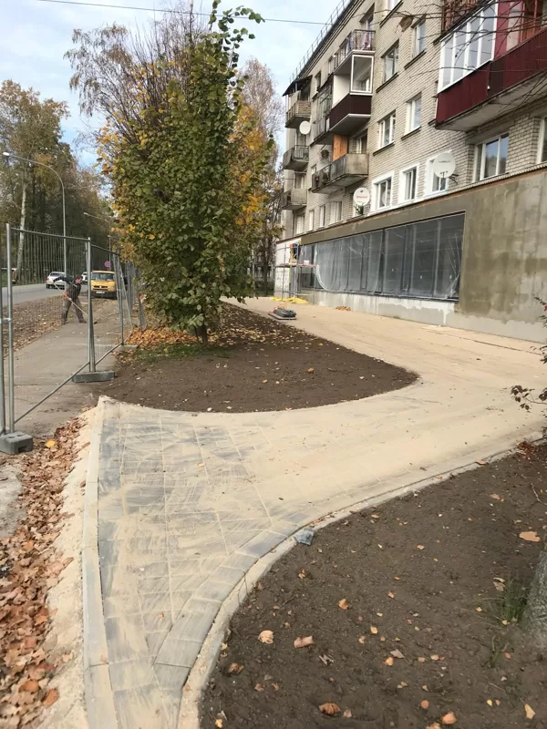 Labiekārtošana Jelgavas ielā, Olainē